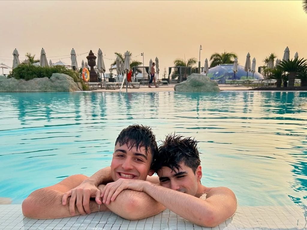 Imagen de ellos en redes