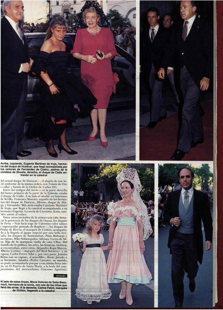 La gran boda sevillana del duque de Alba y Matilde Solís