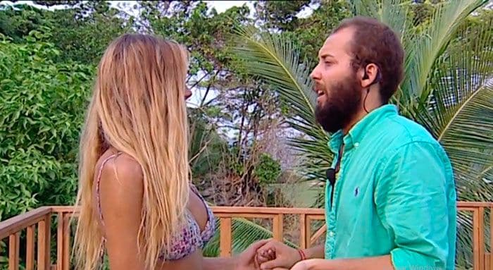 Ivana Icardi y José Antonio Avilés en 'Supervivientes'