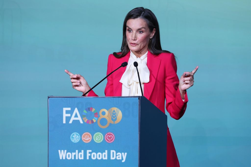 La reina Letizia es Embajadora Especial para la Nutrición de FAO desde 2015.