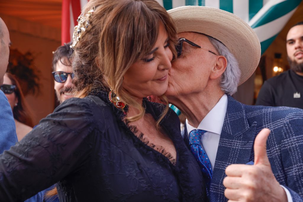 Jose Ortega Cano con una amiga
