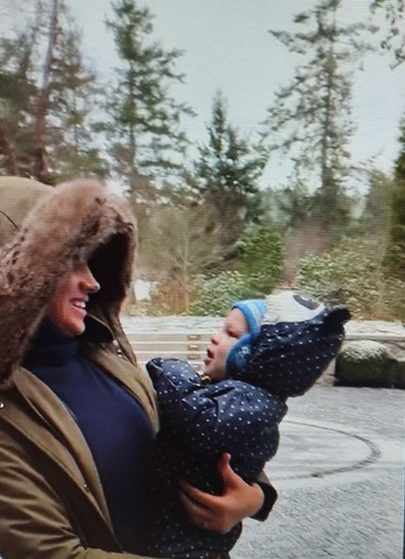 Meghan Markle con Archie