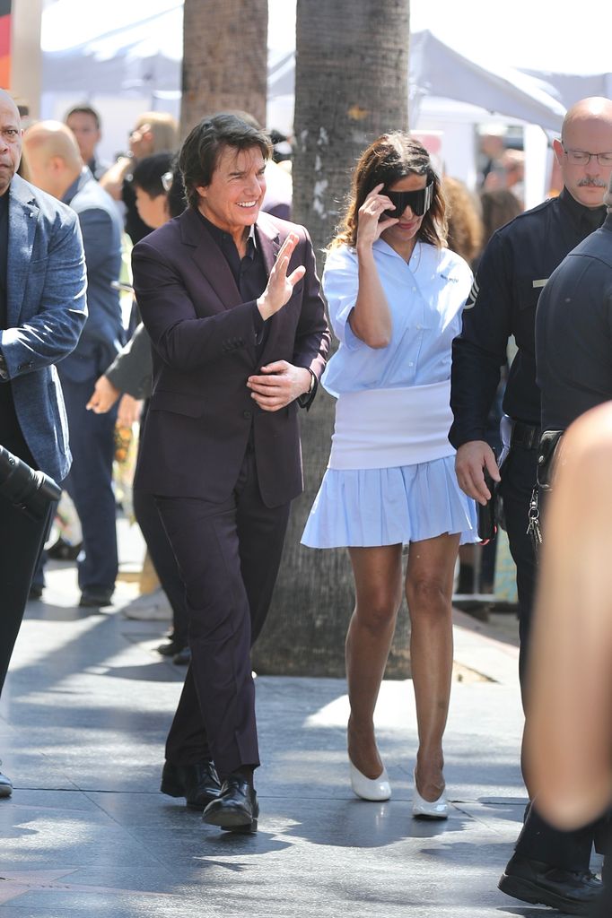 Tom Cruise attending David Beckham star on the Hollywood Walk of Fame in Los Angeles, United States of America, on Friday, 12 June 2026.