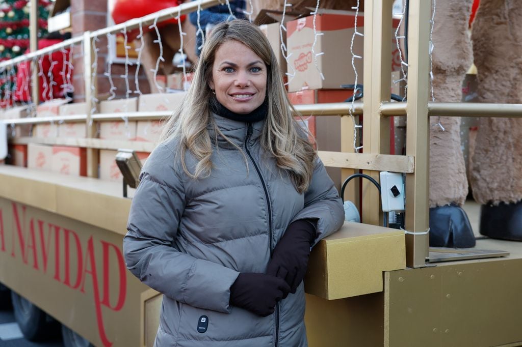 Carla Goyanes en la cabalgata de Madrid