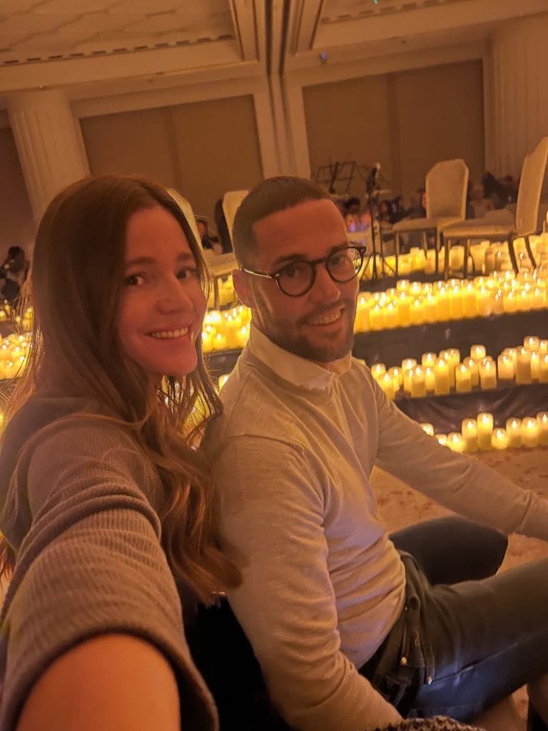 Malena Costa y su marido Mario Suárez.