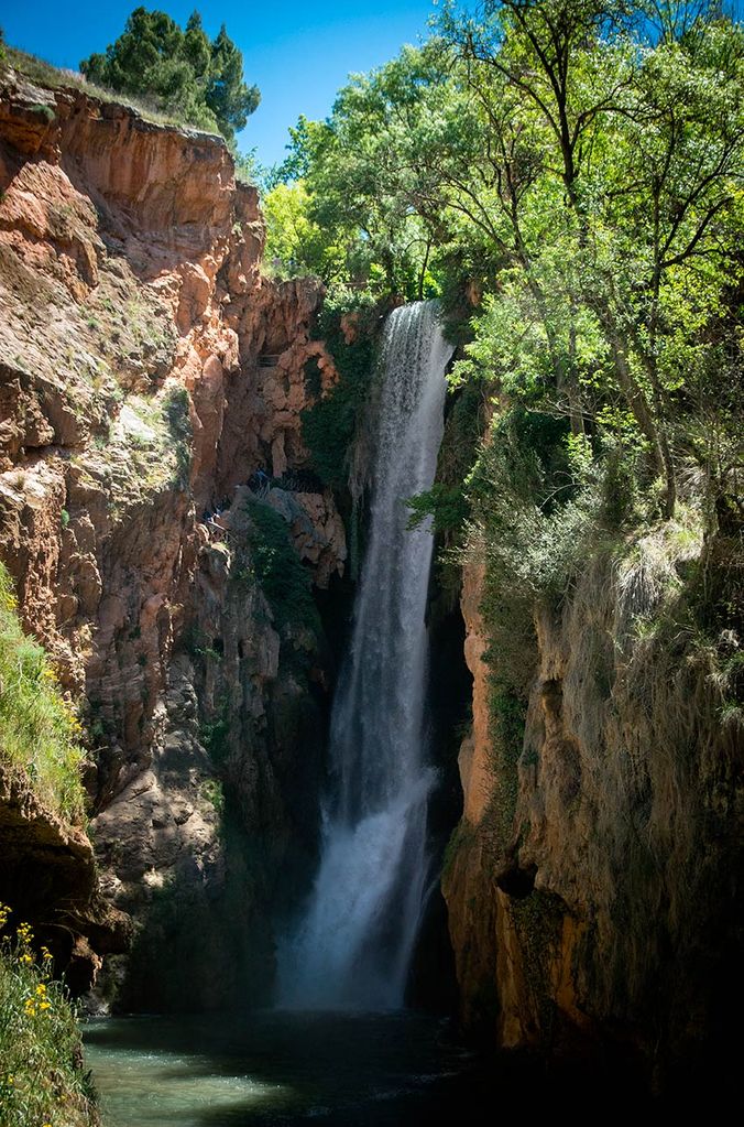 Cascada en el monasterio de Piedra, Zaragoza