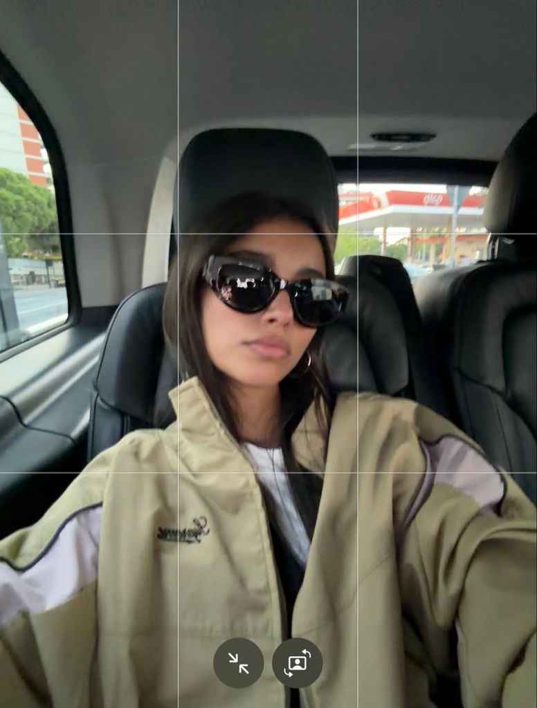 Inés García con look urbano