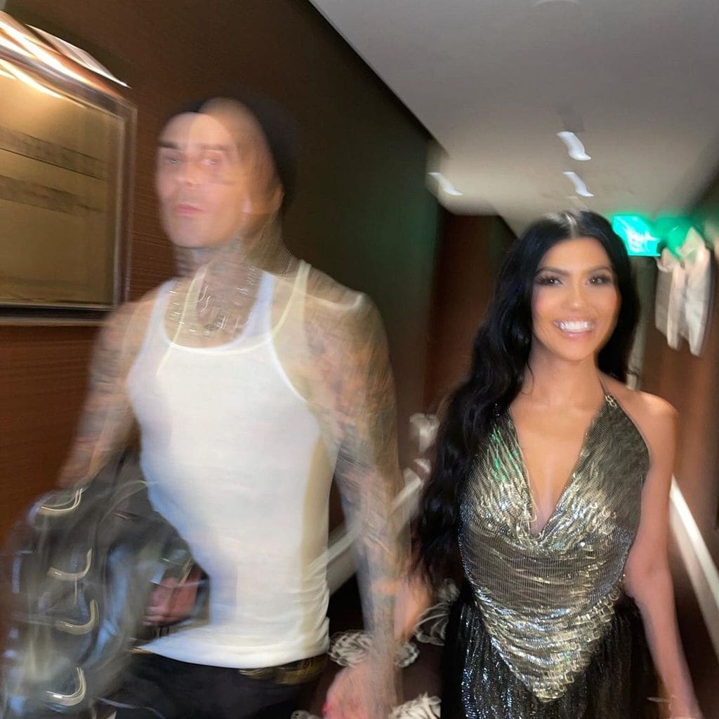 Kourtney Kardashian y Travis Barker