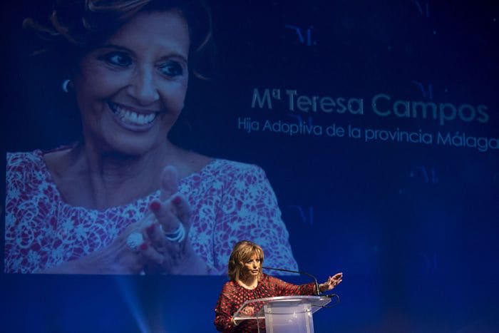 María Teresa Campos, Hija Adoptiva de Málaga