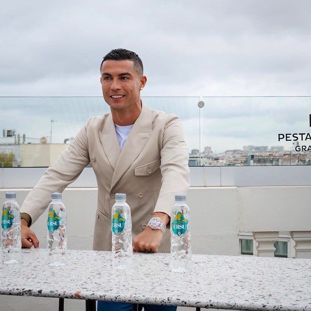 Cristiano Ronaldo también tiene un negocio de agua en España