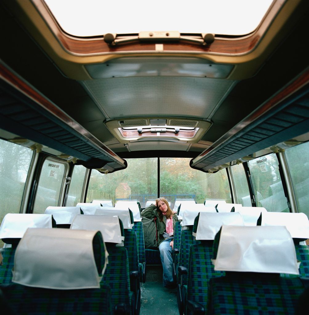 chica autobus