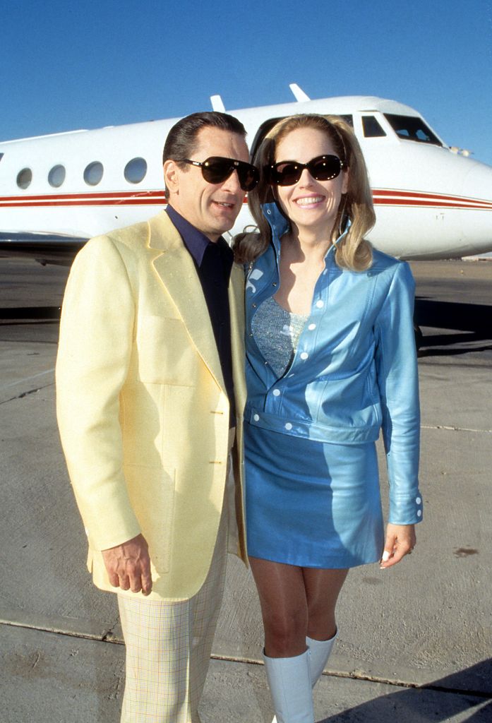 Robert De Niro y Sharon Stone durante el rodaje