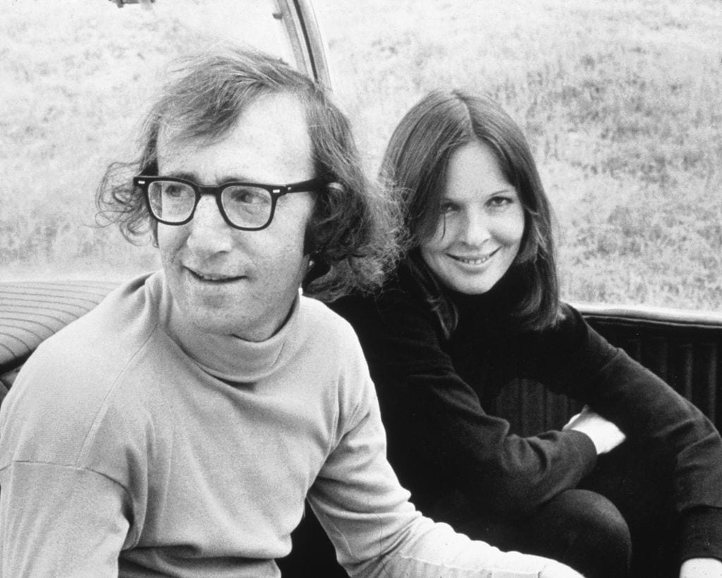 Woody Allen y Diane Keaton durante el rodaje de 'Sleeper', en 1973