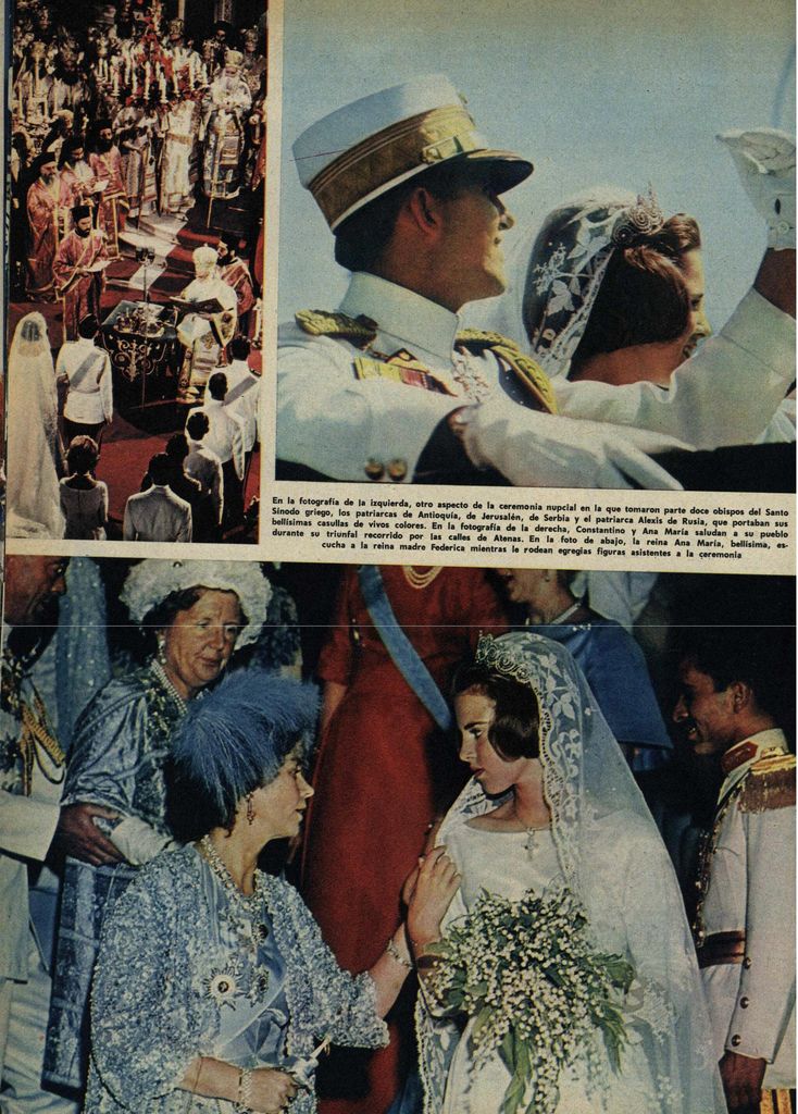 Boda Constantino de Grecia HOLA 1964