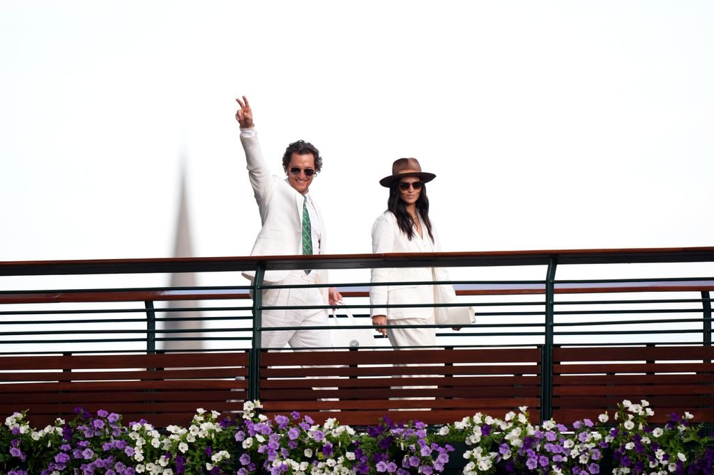 Días antes de disfrutar de Mallorca, la pareja fue captada en Reino Unido, cuando asistieron al torneo de Wimbledon  