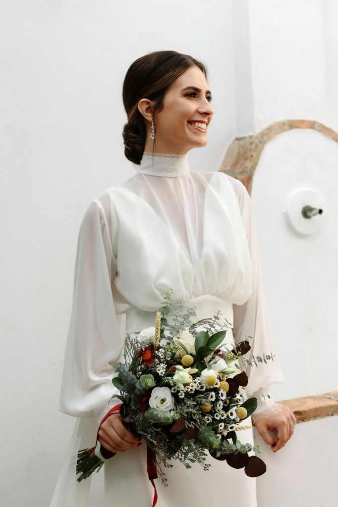La novia del vestido sencillo y desmontable que vive en Córdoba