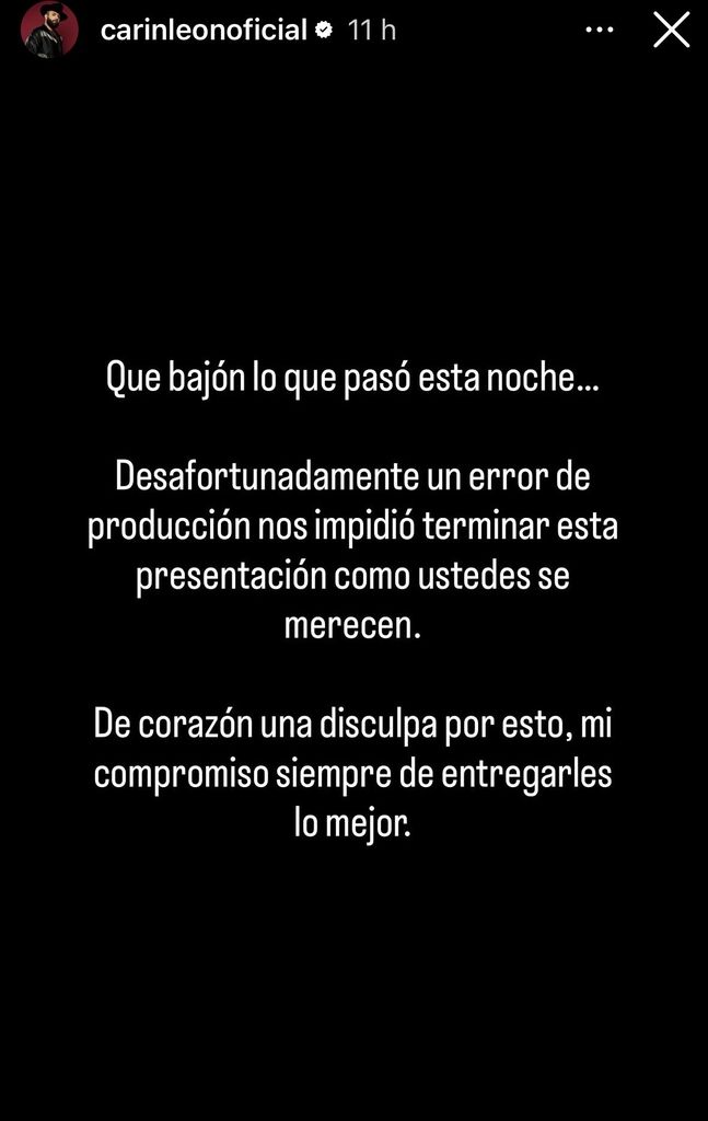 El cantante lamentó lo sucedido durante uno de los eventos deportivos más destacados dentro del box.