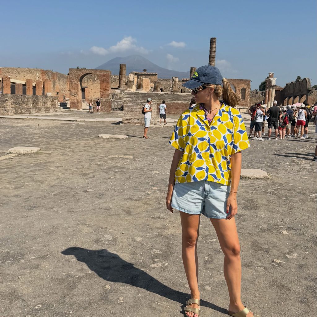 Alba Carrillo, en Pompeya