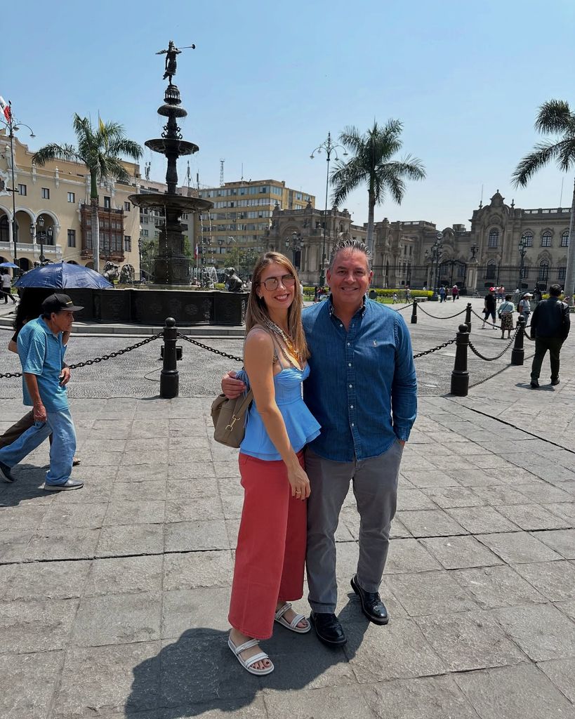 Hace unos días, Daniel Sarcos y Alessandra Villegas viajaron a Perú para una aventura en familia.