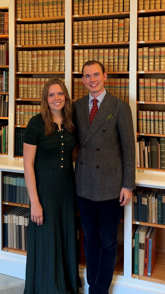 Leopoldo de Baden y su prometida Katharina von Baumbach