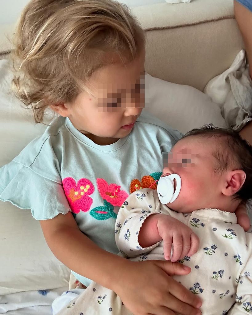Nace la segunda hija de Cristian Prieto y Silvia Serra