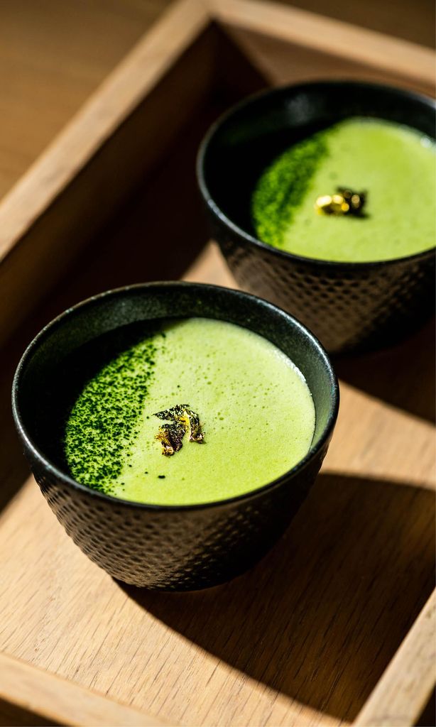 hot matcha
