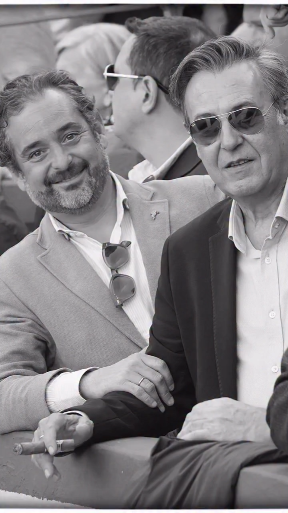 Iván Sanz Cid junto a su gran amigo José Ribagorda, que ha confesado sentirse "devastado" por una tragedia que, según sus propias palabras, "rebasa toda lógica"