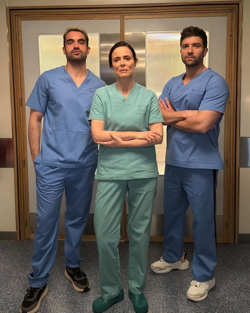 Pablo Alborán en el rodaje de la serie de Netflix 'Respira'