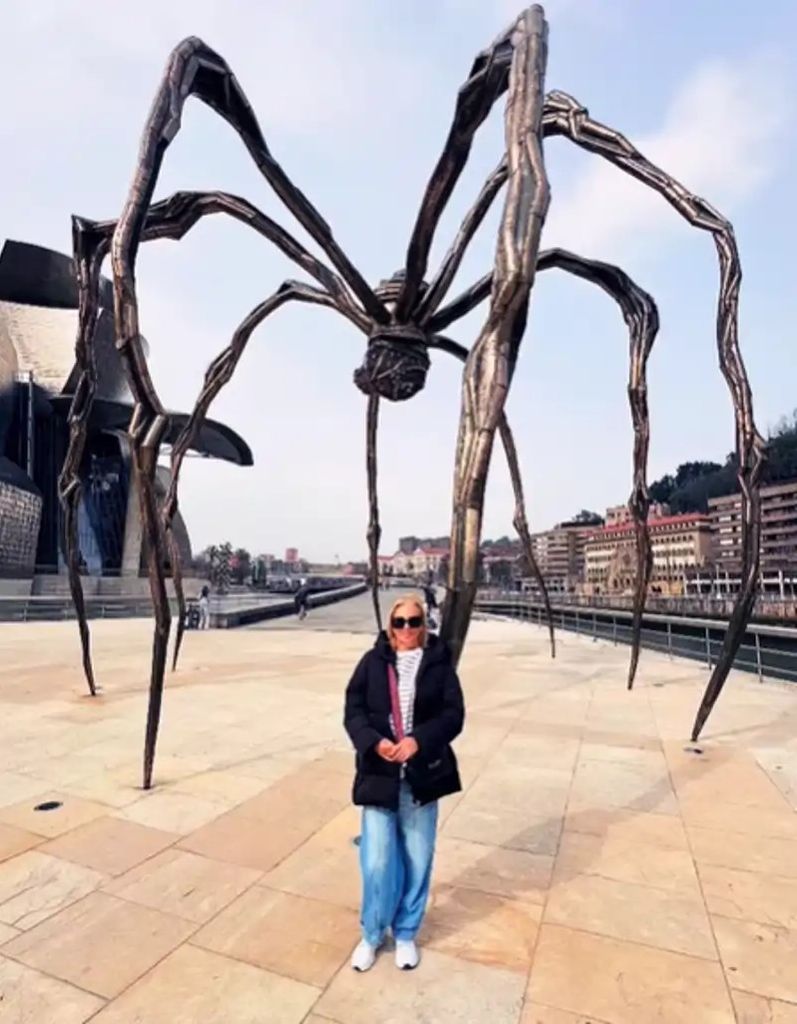 La colaboradora, en el Museo Guggenheim de Bilbao