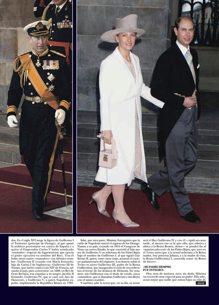 Guillermo y Maxima de Holanda
