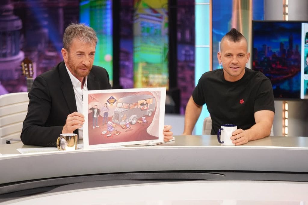 David Muñoz desvela en 'El Hormiguero' a quién se parece más su hija Laia: "Es un terremoto. No para de liarla"
