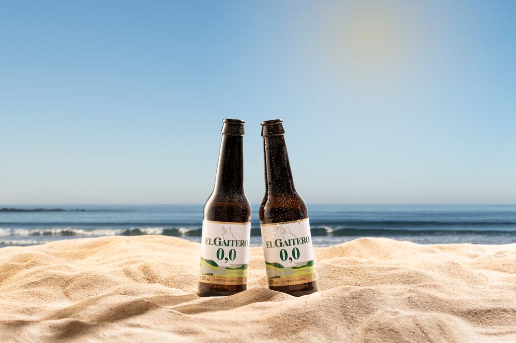 Botellín de sidra El Gaitero 0.0