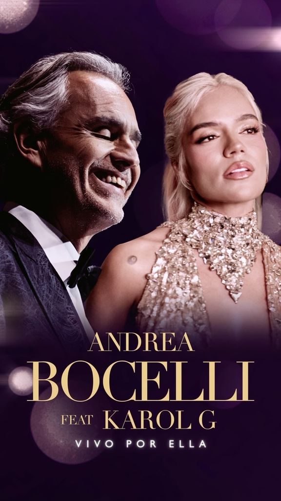 Andrea Bocelli y Karol G