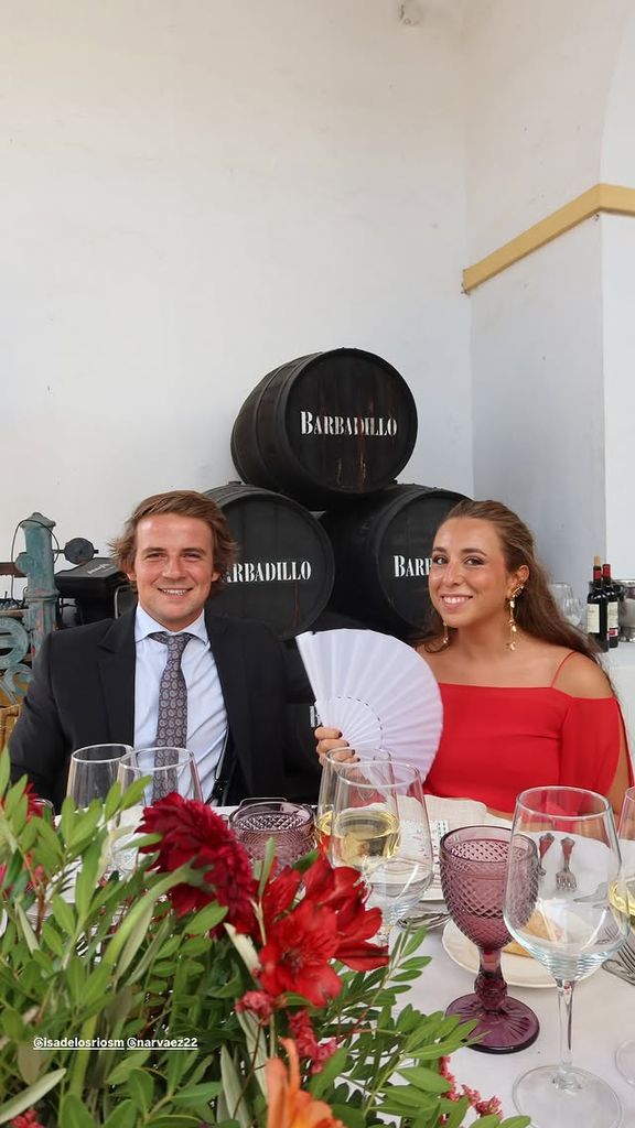Isabel de los Ríos Mouvet, amiga de Victoria de Marichalar, e invitada a la celebración