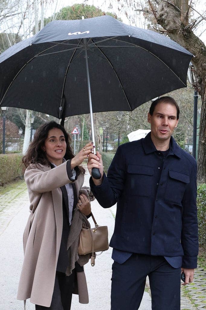 Rafael Nadal y María Francisco Perelló durante la presentación de "Spring&Swing" en Madrid