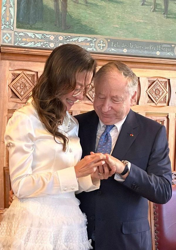 Michelle Yeoh se casa con el exdirector de Ferrari