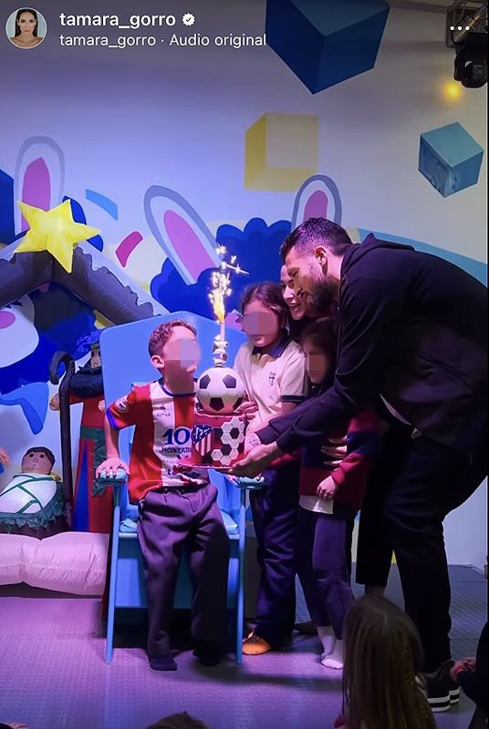 Tamara Gorro y Garay, juntos en el cumple de su hijo tras separarse