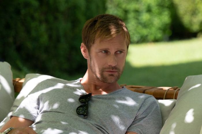Alexander Skarsgård confirma su paternidad con Tuva Novotny, en la presentación de 'Succession 4'