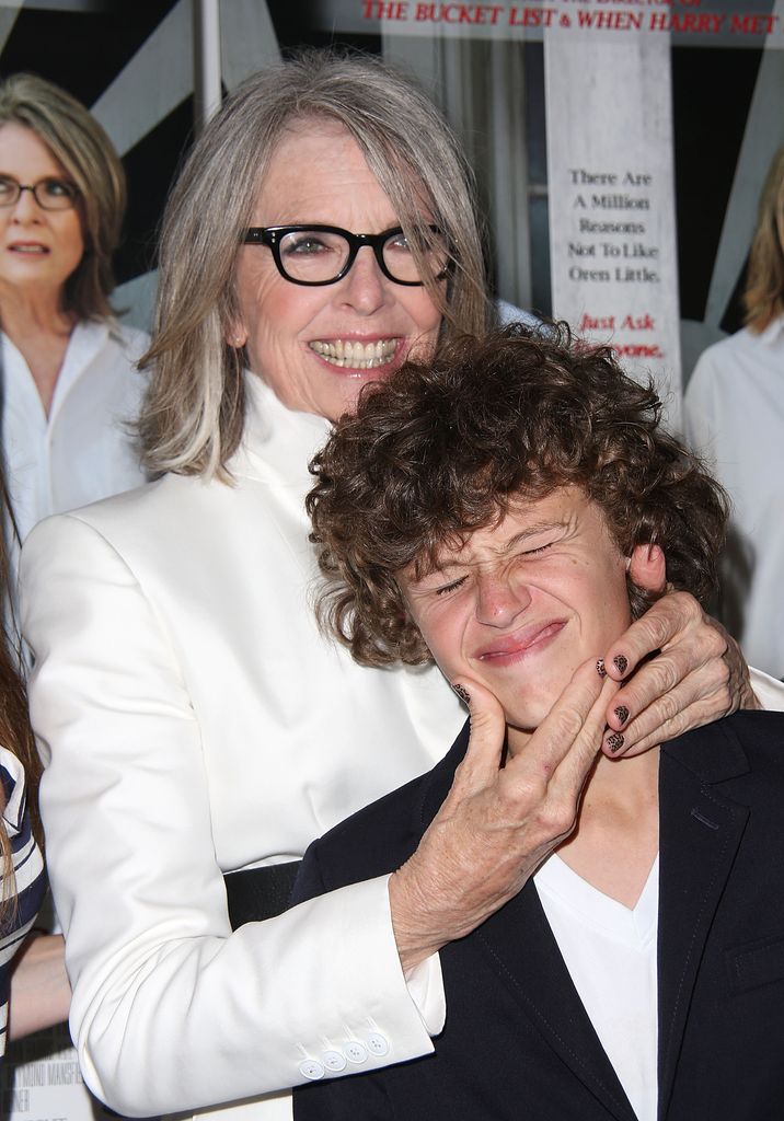 Diane Keaton y su hijo pequeño, Duke Keaton, en 2014
