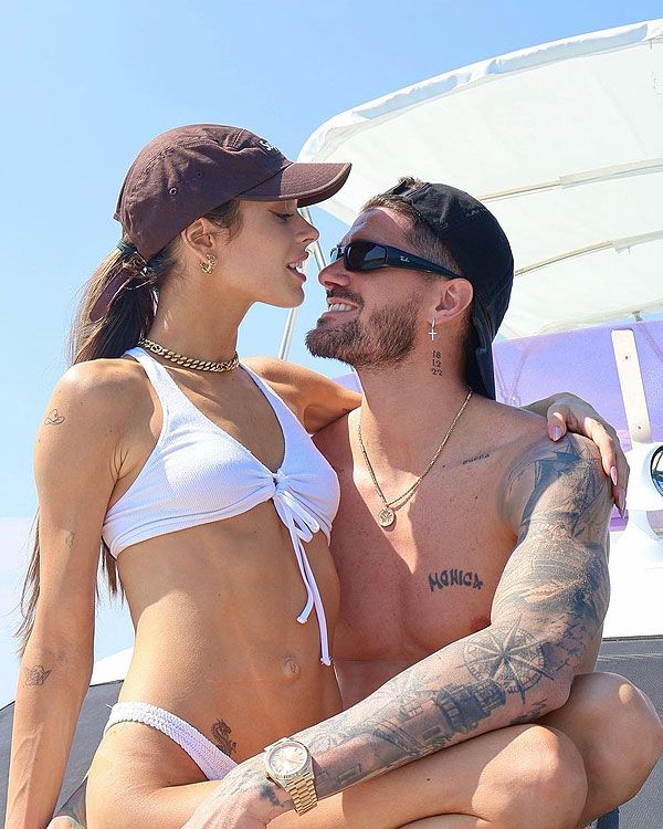 Rodrigo de Paul y Tini en Ibiza