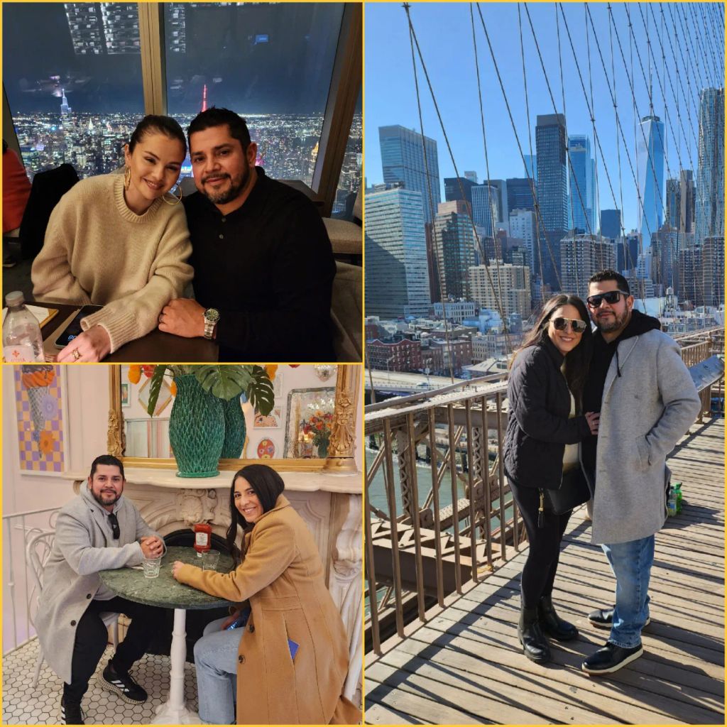 Algunas fotos de Selena Gomez con su padre, así como de su padre con su nueva pareja en NY. 