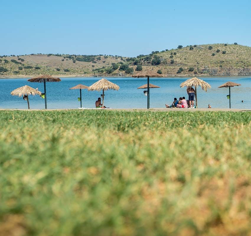 Playa de los Calicantos, Badajoz, Bandera Azul