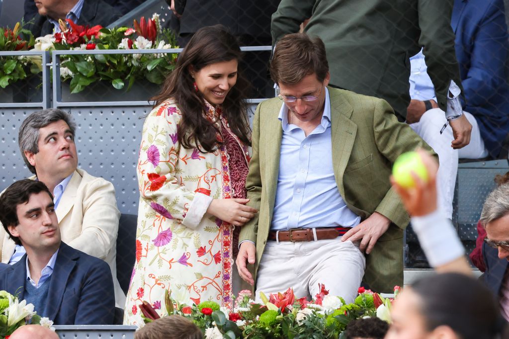 Teresa Urquijo and Jose Luis Martinez-Almeida during Masters Series Madrid 2025 in Madrid on 4 May 2025.