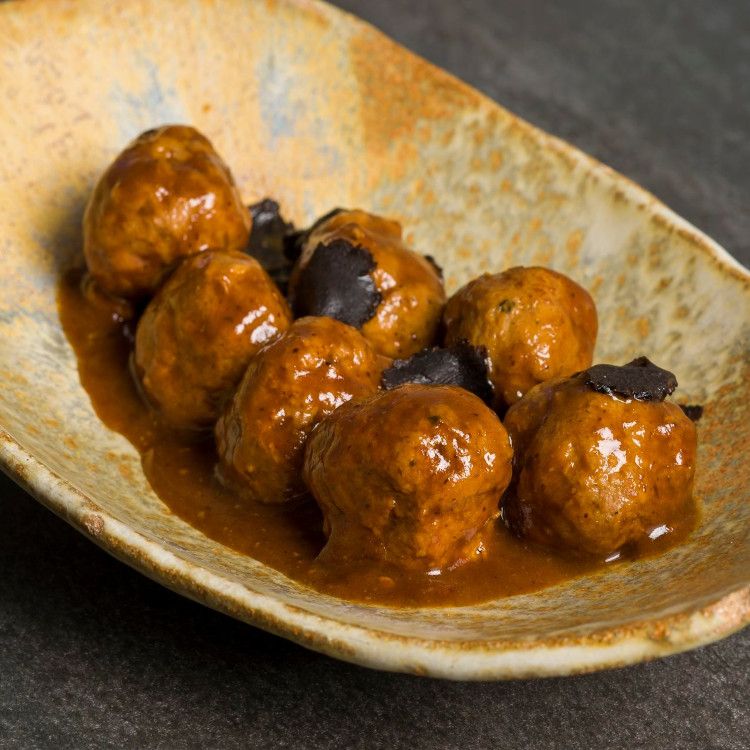 Albóndigas de wagyu con trufa