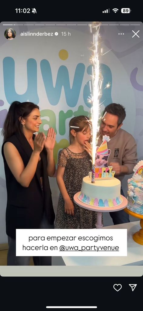 Aislinn Derbez y Mauricio Ochmann celebran el cumpleaños de su hija Kailani