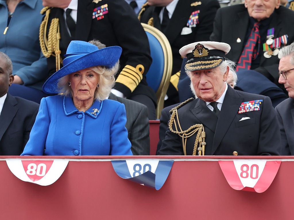 Los reyes Carlos y Camilla en los actos por el 80º aniversario del fin de la segunda guerra mundial 