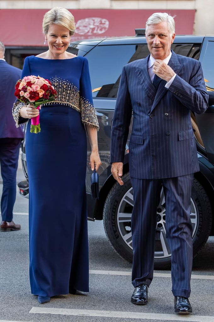 Felipe y Matilde de Bélgica en la sesión de la final del Concurso Internacional de Música Reina Elisabeth de Bélgica, en el Palacio de Bellas Artes de Bruselas, el 25 de mayo de 2026