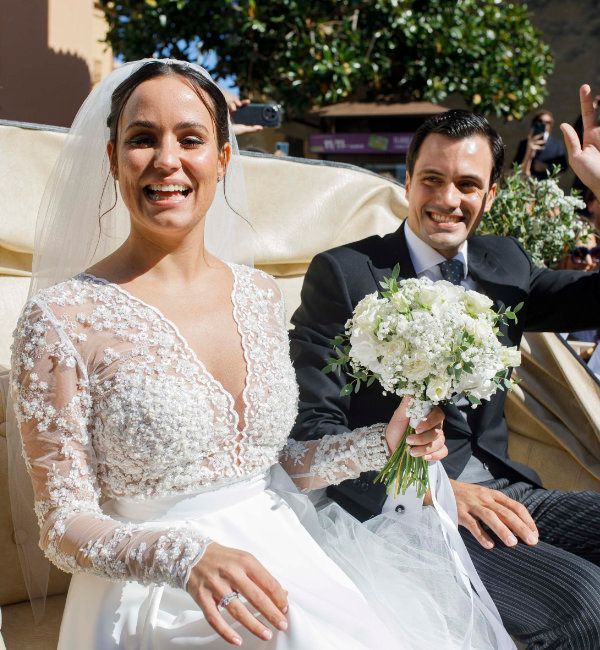 El vestido de novia de Carolina Monje