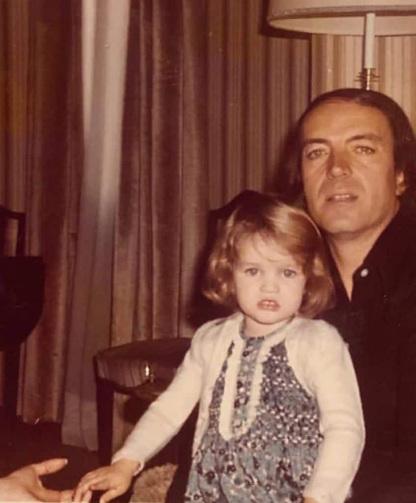 Ángel del Pozo y su hija Almudena