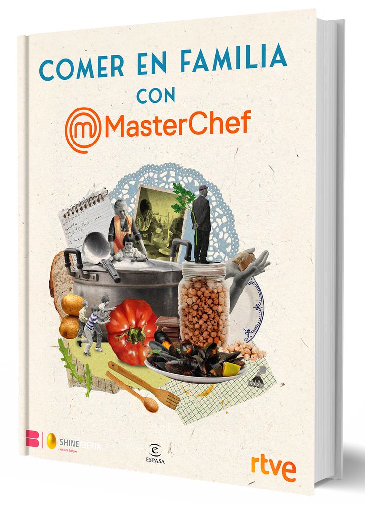 Portada del nuevo libro de MasterChef 'Comer en familia'.
